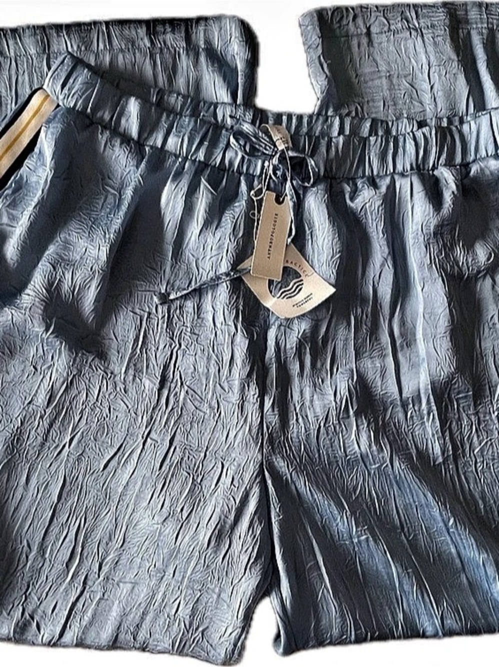 Anthropologies Daily Practice Wide Leg Pants in Light Blue Women’s XL NWT